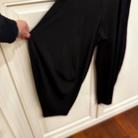 Anthropologie Women’s Black Stretchy Wide Leg Baggy Pull On Pants - Picture 9 of 10